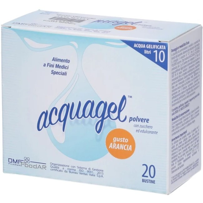 Dmf Pharma Foodar Acquagel Arancia - Integratore per il benessere intestinale in bustine
