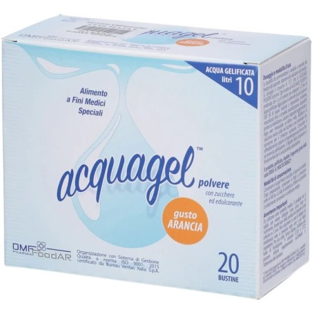 Dmf Pharma Foodar Acquagel Arancia - Integratore per il benessere intestinale in bustine