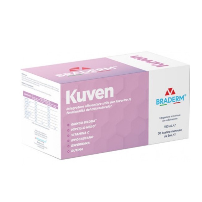 Kuven Liquido integratore alimentare 30 bustine da 5ml per il benessere quotidiano