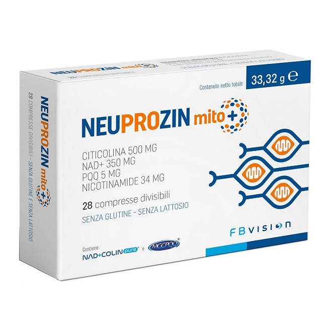 Fb Vision Neuprozin Mito + 28 Compresse Divisibili Senza Glutine E Lattosio Con Nad+colin Pure E Mgcpqq