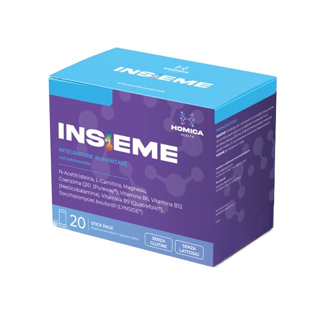 Homica Health Insieme 20 Stick Pack Da 4 G Con Edulcorante Senza Glutine Senza Lattosio