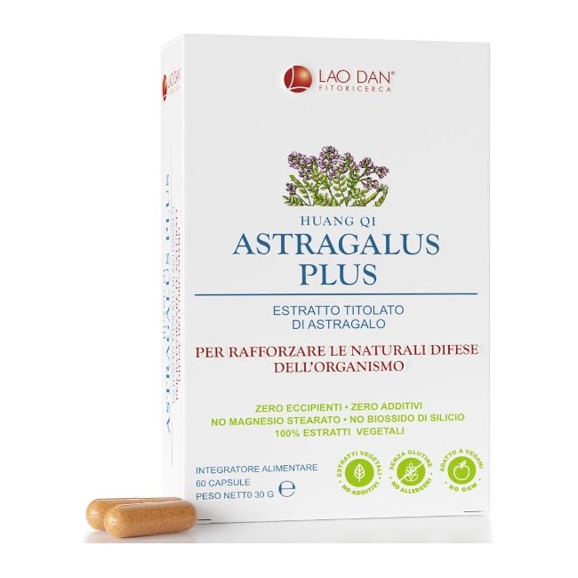 Lao Dan Astragalus Plus 60 Compresse per il benessere e le difese immunitarie naturali Lao Dan Astragalus Plus 60 Compresse per il benessere e le difese immunitarie naturali