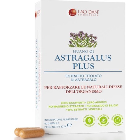 Lao Dan Astragalus Plus 60 Compresse per il benessere e le difese immunitarie naturali Lao Dan Astragalus Plus 60 Compresse per il benessere e le difese immunitarie naturali