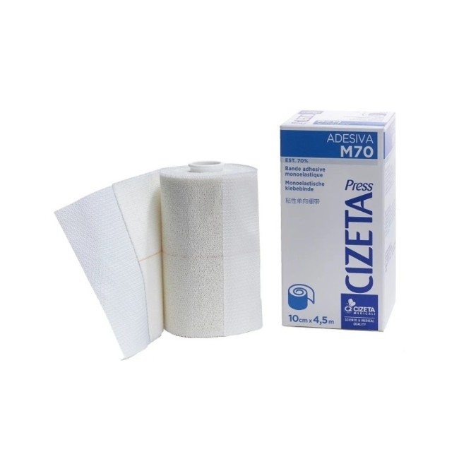 Cizeta Medicali Cizeta Press Adesiva M70 Benda Monoelastica Est 70 4,5m X 10cm