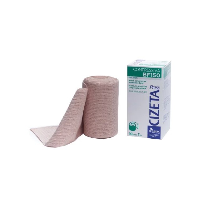 Cizeta Medicali Cizeta Press Compressiva Mf90 Benda Monoelastica Forte Est 90 5m X 10cm
