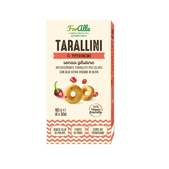 Re Food Foralle Tarallini Al Peperoncino 6 Bustine X 30 G