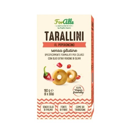 Re Food Foralle Tarallini Al Peperoncino 6 Bustine X 30 G