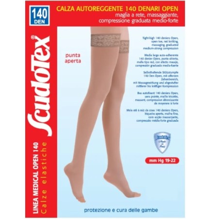 Luropas Scudotex Autoreggente 140 Open Pizzo Nero 3
