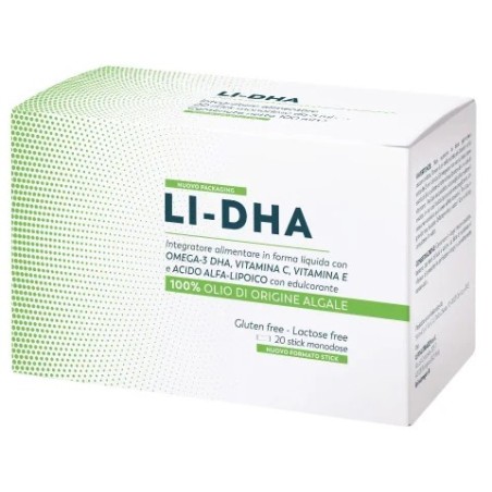 Lipinutragen Li Dha 20 Stick Pack Da 5 Ml Con Edulcorante Senza Glutine E Lattosio