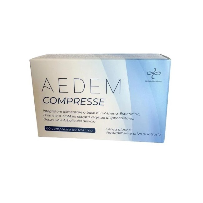 Frennpharma Aedem 60 Compresse Da 1250 Mg Senza Glutine Naturalmente Privo Di Lattosio