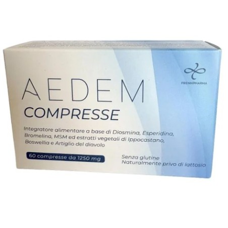 Frennpharma Aedem 60 Compresse Da 1250 Mg Senza Glutine Naturalmente Privo Di Lattosio