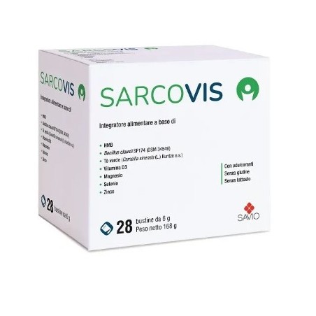 I. B. N. Savio Sarcovis 28 Bustine 6 G Senza Glutine Senza Lattosio Con Edulcoranti