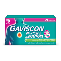 Gaviscon Menta compresse masticabili contro bruciore e indigestione rapido sollievo