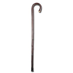 Bastone Moretti Brio in legno di castagno naturale con manico curvo per uomo altezza 92cm