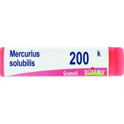 Boiron Mercurius Solubilis 200K granuli omeopatici tubo da 4g per il benessere naturale