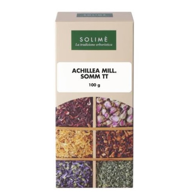 Achillea Millefolium Solimè parti aeree fiorite 100g per infusi e tisane naturali Achillea Millefolium Solimè parti aeree fiorite 100g per infusi e tisane naturali