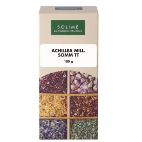 Achillea Millefolium Solimè parti aeree fiorite 100g per infusi e tisane naturali Achillea Millefolium Solimè parti aeree fiorite 100g per infusi e tisane naturali