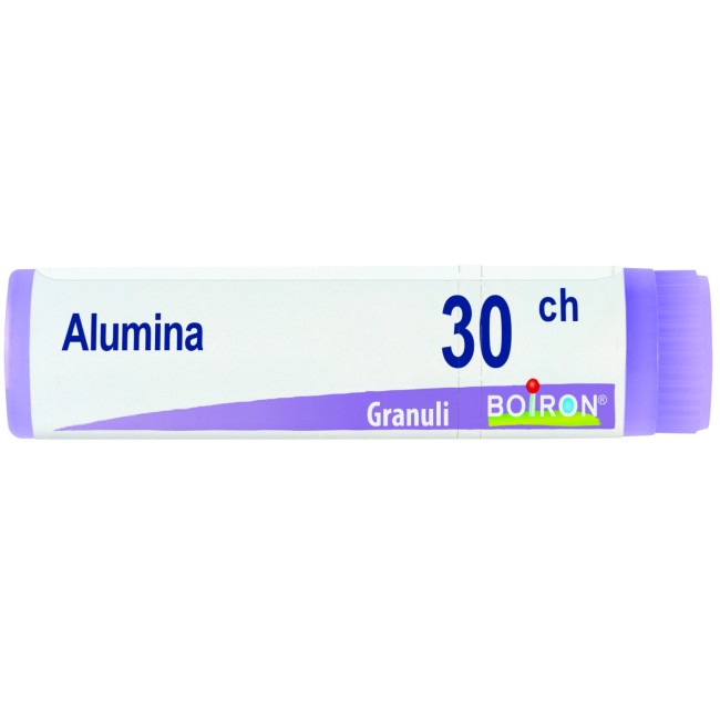 Boiron Alumina 30CH granuli omeopatici per il benessere intestinale e digestivo naturale