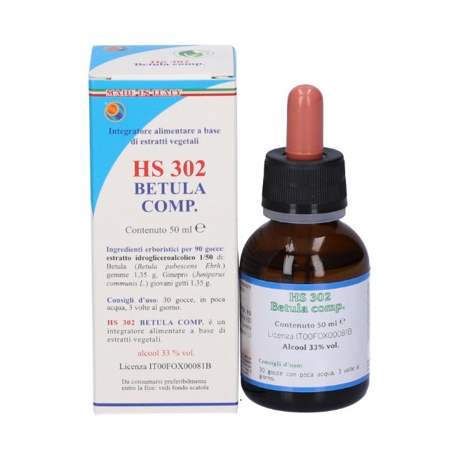 Herboplanet Hs302 Betula Compositum 50 Ml per il benessere naturale del tuo organismo Herboplanet Hs302 Betula Compositum 50 Ml per il benessere naturale del tuo organismo