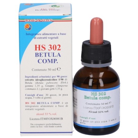 Herboplanet Hs302 Betula Compositum 50 Ml per il benessere naturale del tuo organismo Herboplanet Hs302 Betula Compositum 50 Ml per il benessere naturale del tuo organismo