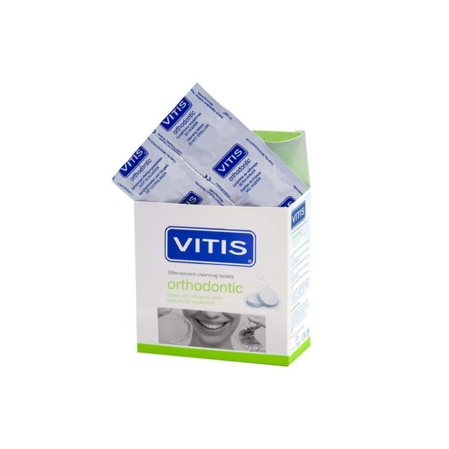 Vitis Orthodontic Tablets per igiene orale con apparecchio ortodontico 32 compresse Vitis Orthodontic Tablets per igiene orale con apparecchio ortodontico 32 compresse