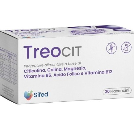 Sifed Semplificata Treocit 20 Flaconcini Da 10 Ml Con Edulcoranti Senza Glutine E Lattosio