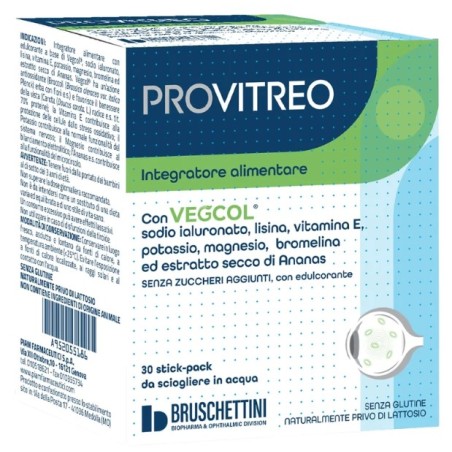 Piam Farmaceutici Provitreo 30 Bustine Con Edulcorante Senza Zuccheri Aggiunti Glutine Naturalmente Privo Di Lattosio