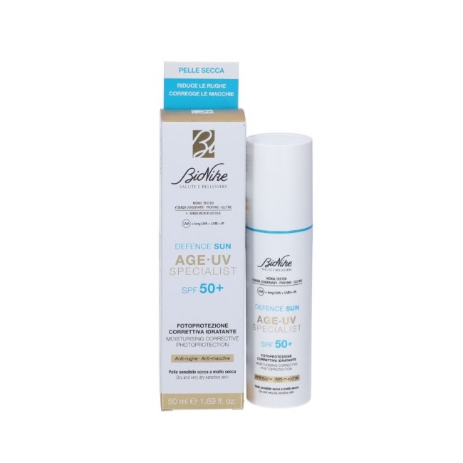 Crema solare viso SPF 50+ effetto mat per fotoprotezione correttiva avanzata Defence Sun