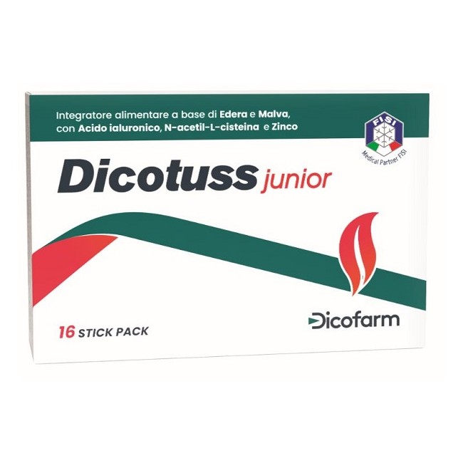 Dicofarm Dicotuss Junior 16 Stick Pack Da 5 Ml