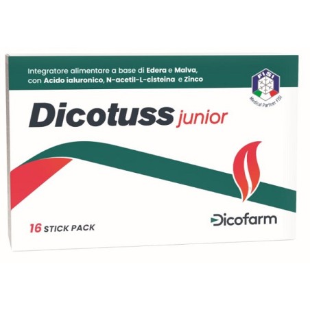 Dicofarm Dicotuss Junior 16 Stick Pack Da 5 Ml