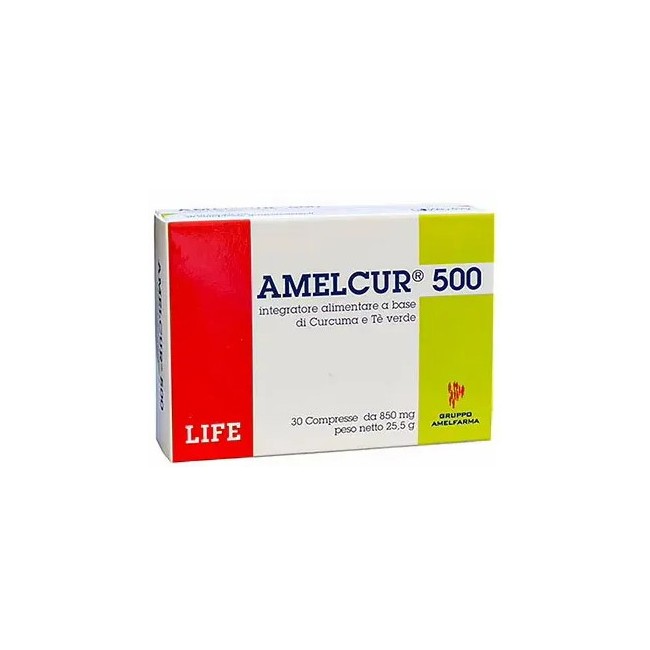 Amelcur 500 integratore alimentare 30 compresse per il benessere quotidiano Amelcur 500 integratore alimentare 30 compresse per il benessere quotidiano
