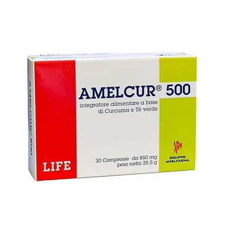 Amelcur 500 integratore alimentare 30 compresse per il benessere quotidiano Amelcur 500 integratore alimentare 30 compresse per il benessere quotidiano