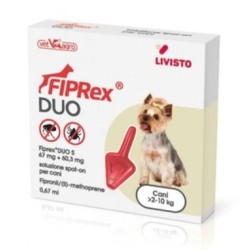 Confezione da 1 pipetta di Soluzione Spot-on per Cani da Fibrex Duo