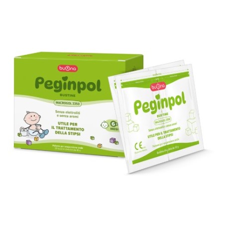Buona Peginpol 20 Bustine Divisibili Da 10 G Macrogol 3350 Senza Glutine Senza Lattosio