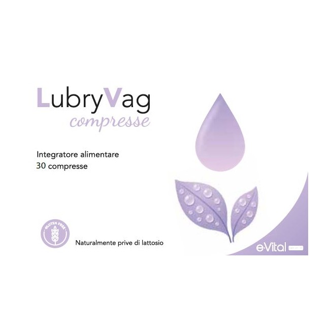 Lubryvag integratore per benessere intimo femminile 30 compresse senza glutine e lattosio Lubryvag integratore per benessere intimo femminile 30 compresse senza glutine e lattosio