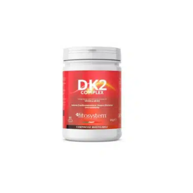 Dk2 Complex 60 Compresse Masticabili per il benessere delle ossa e del sistema immunitario Dk2 Complex 60 Compresse Masticabili per il benessere delle ossa e del sistema immunitario