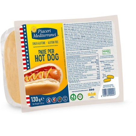 Eurospital Piaceri Mediterranei Pane Hot Dog 130 G
