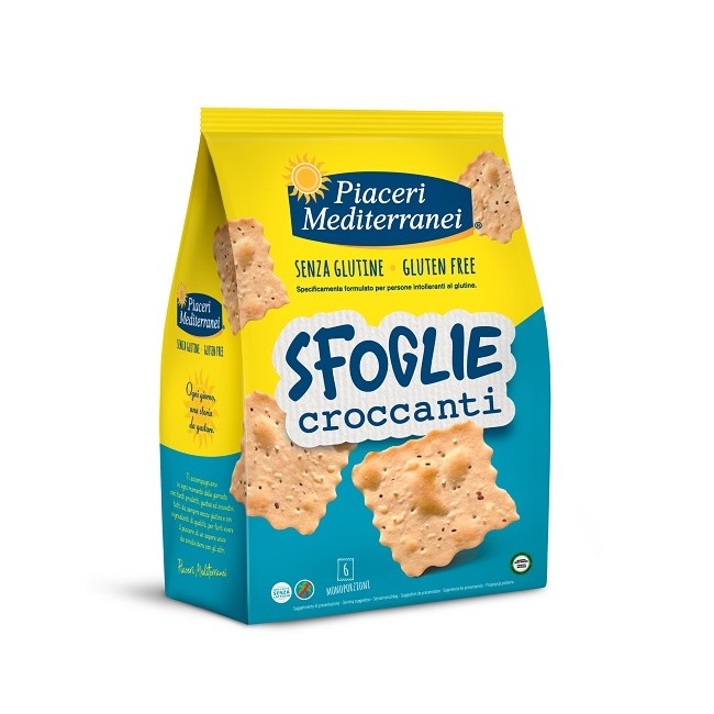 Eurospital Piaceri Mediterranei Sfoglie Croccanti 6 Monoporzioni 30 G Senza Glutine Senza Lattosio
