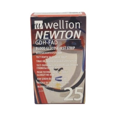 Strisce analisi glicemia Wellion Newton per controllo diabete preciso e affidabile
