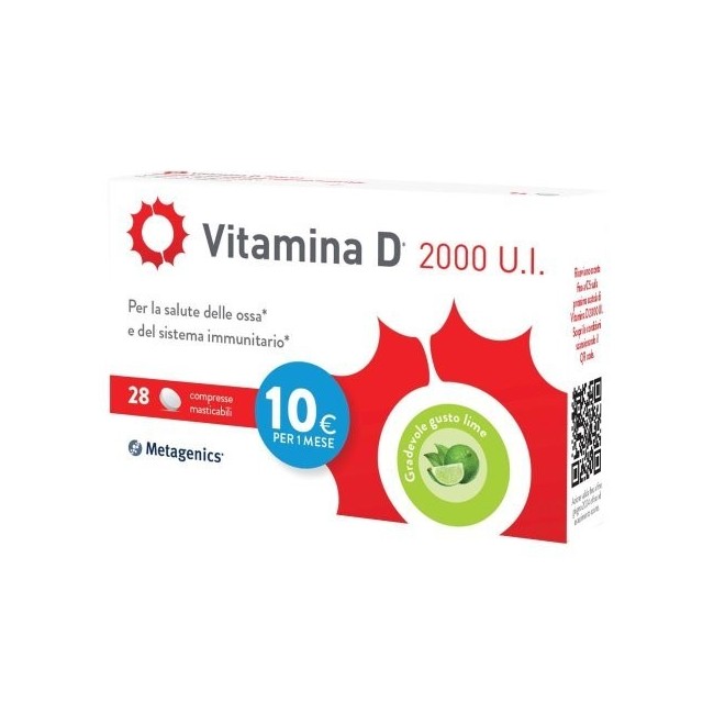 Metagenics Vitamina D 2000ui 28 Compresse Masticabili