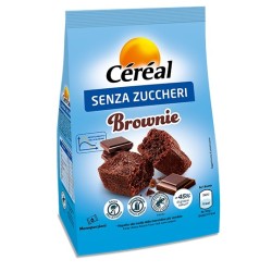Cereal Brownie Senza Zucchero e Lattosio 6 Pezzi da 25g Nutrition & Sant&egrave; Snack Salutare