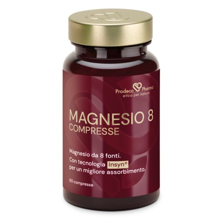 Integratore Magnesio 8 Prodeco Pharma per benessere muscolare e sistema nervoso 60 compresse Integratore Magnesio 8 Prodeco Pharma per benessere muscolare e sistema nervoso 60 compresse