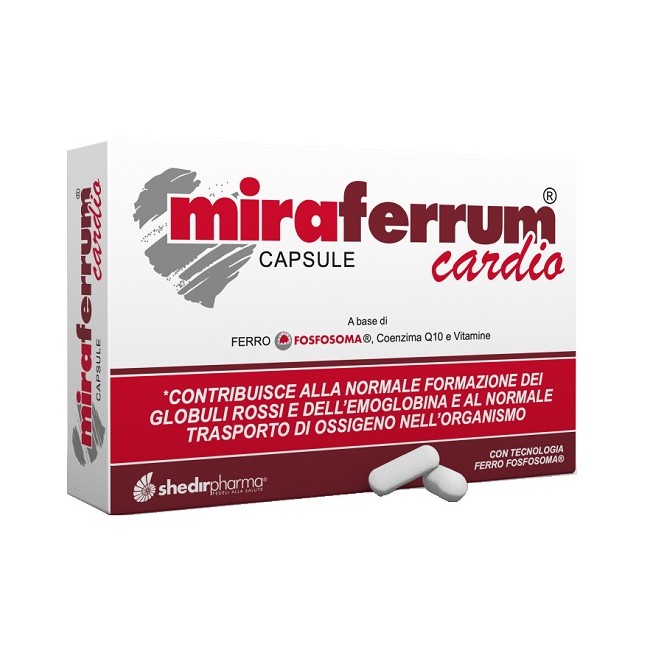 Miraferrum Cardio integratore di ferro per il benessere cardiovascolare senza glutine