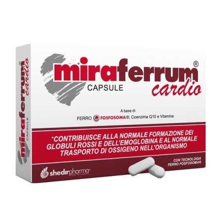 Miraferrum Cardio integratore di ferro per il benessere cardiovascolare senza glutine