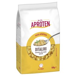 Aproten Pasta Ditalini 500g aproteica per diete a basso contenuto proteico