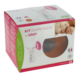Fisiolact Personal Kit con coppa large 21 mm per estrazione latte materno - Diffusion Technique