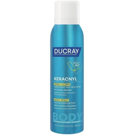 Ducray Keracnyl Spray Corpo Disseccante Anti-imperfezioni 150 Ml