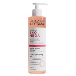 A-derma Exomega gel-detergente lenitivo per pelle sensibile e atopica 200ml