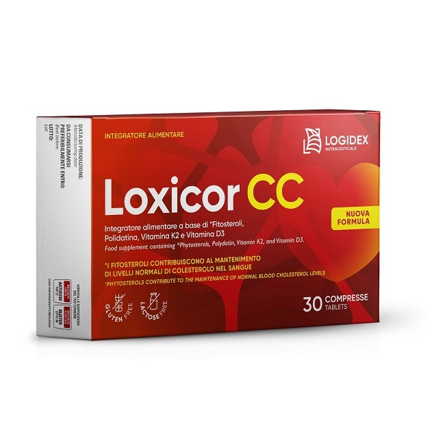 Logidex Loxicor Cc 30 Compresse Senza Glutine Senza Lattosio