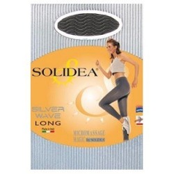 Solidea Silver Wave Long Champ M calza compressiva con tecnologia antibatterica